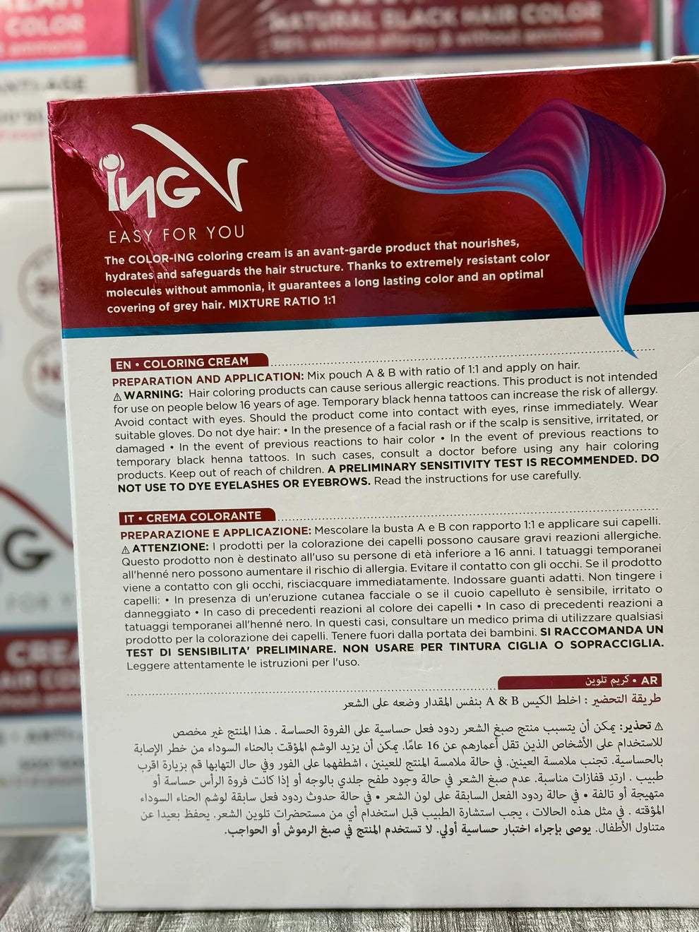 Nayab | 100% INGV Hair Color 1000ml