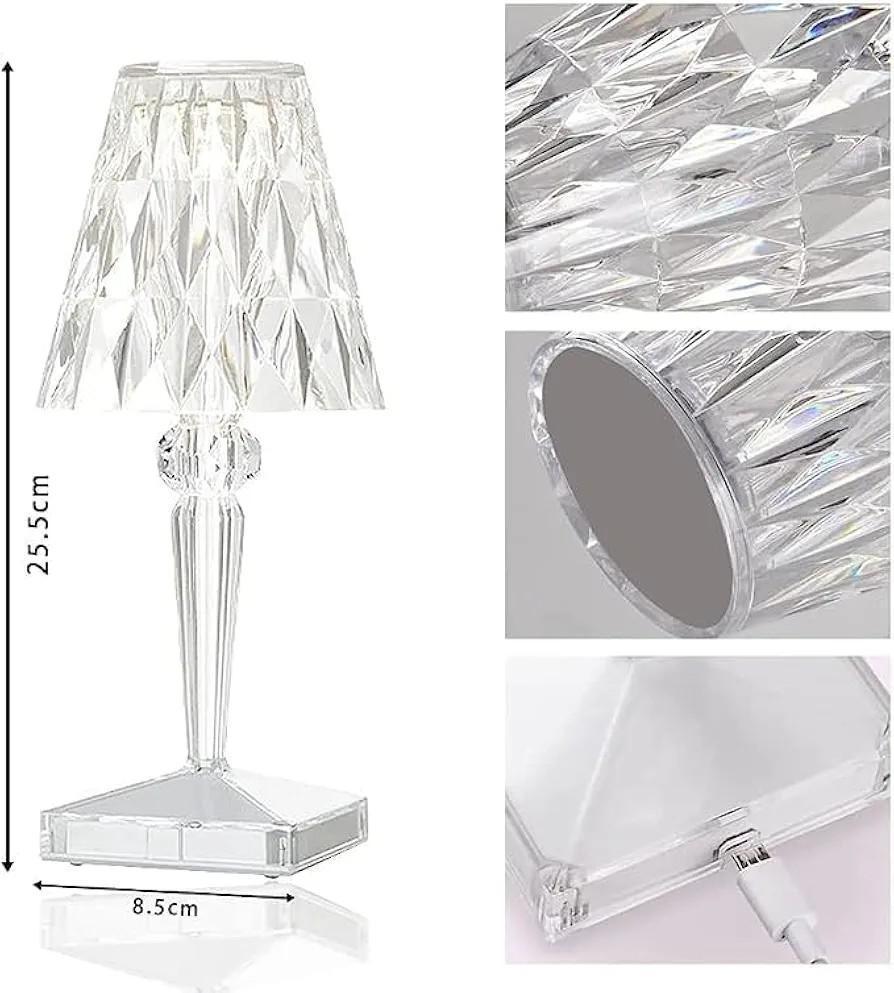 Multi color Rechargeable table lamp