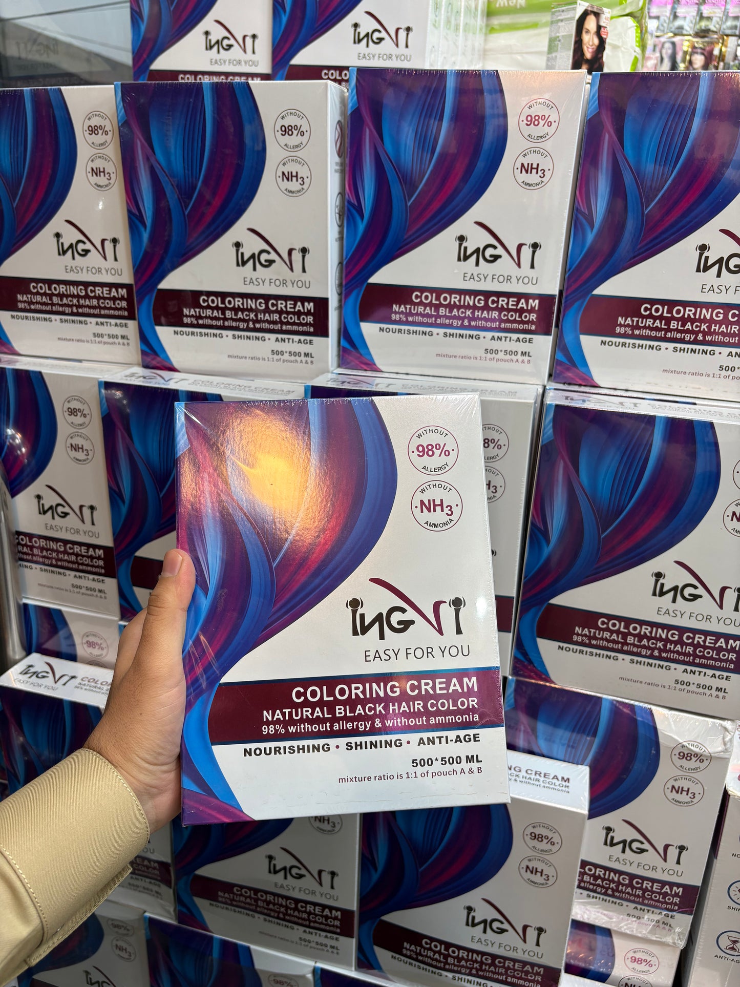 100% Original ING Hair Color (1000ml)