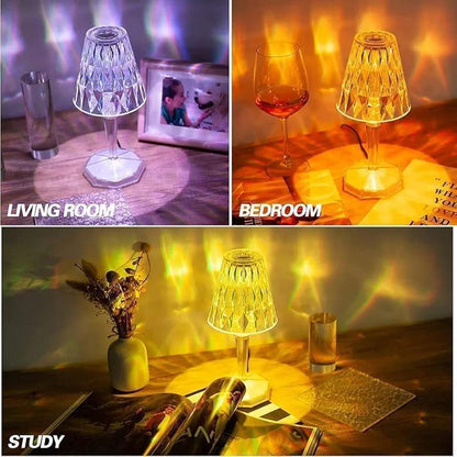 Multi color Rechargeable table lamp
